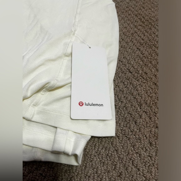 Lululemon | Modal Wrap Romper 4” Size 6 Lemon Sorbet - Picture 7 of 11